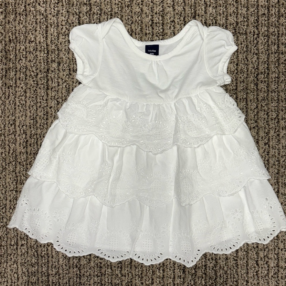 GAP White eyelet dress